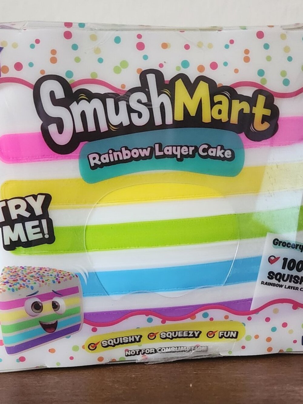 Smush Mart Rainbow Layer Cake